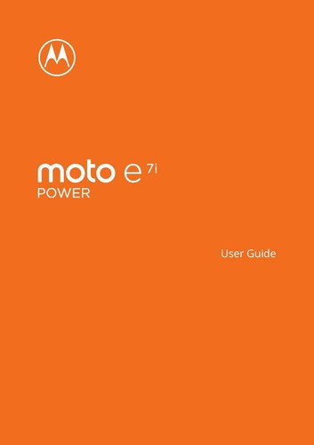Motorola moto e7i power - moto,