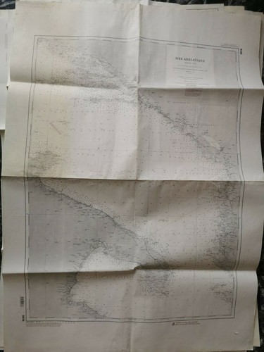 Carta nautica mer adriatique - carta,