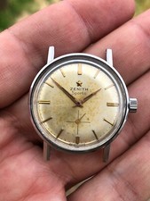 Rare Zenith Sporto Cal 2531 Original Dial Watch Vintage