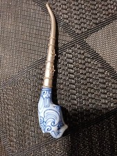 Da  Collezione Vecchia Pipa orientale  Ceramica e argento Antico  