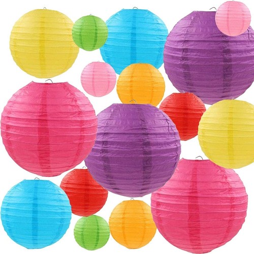 Lanterne carta colorate 16 - lanterne,