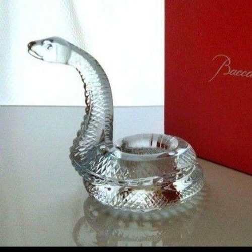 Baccarat zodiac snake - baccarat, figurine