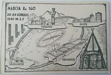 CARTOLINA SCUOLA ALLIEVI UFFICIALI CASAGIOVE 1941 MARCIA SPARANISE VENAFRO M1