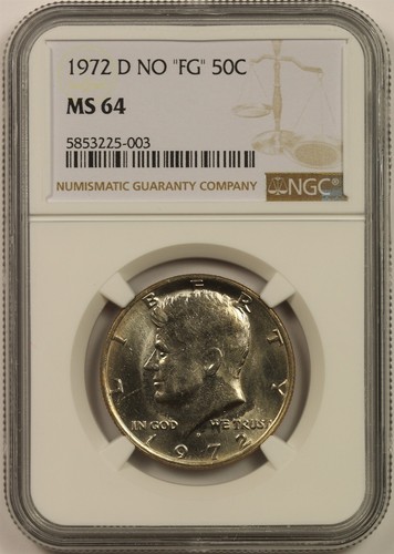 1972 50c ngc 64 - 50c, ms