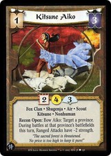 Kitsune Aiko - Stronger than Steel - Legend of the Five Rings CCG