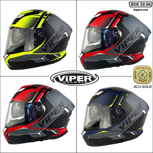 Casco moto crash viper v225 - casco,