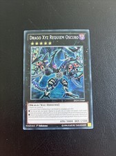 YU GI OH CARTA DRAGO XYZ REQUIEM OSCURO RARA SEGRETA INOV-IT049 1ED MINT DECK