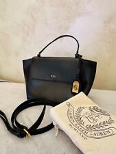 borsa ralph lauren in pelle nera in ottime condizioni 