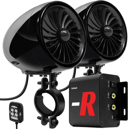 Altoparlanti stereo moto nero - stereo,