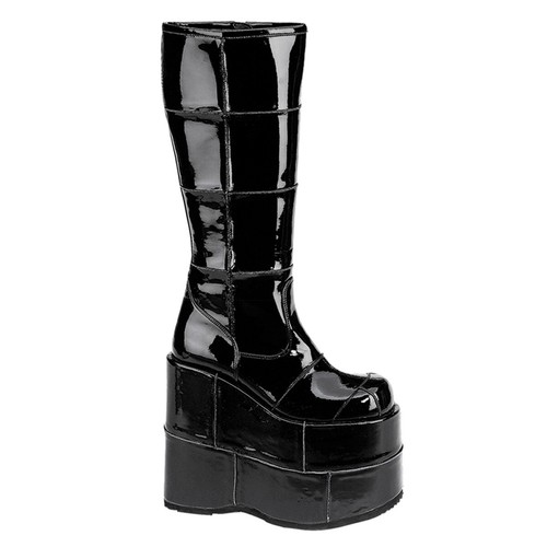 Black platform knee - knee, hi