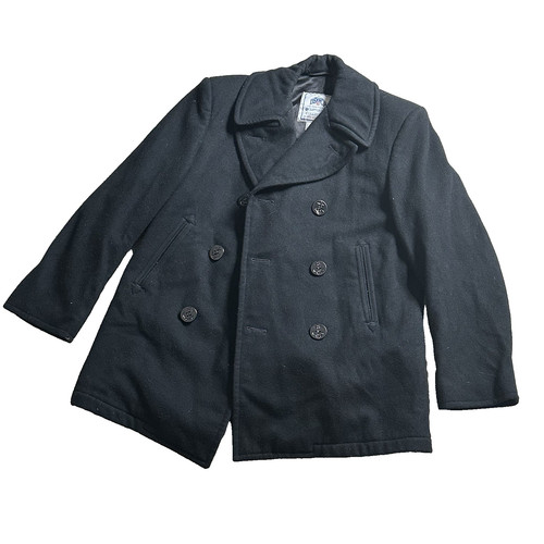 Navy wool pea - coat, dscp