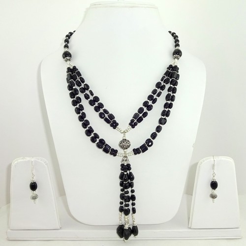 Collana orecchini pietra - collana,