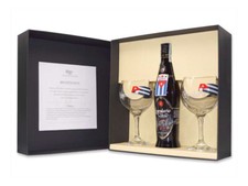 RUM LEGENDARIO ANEJO 9  CL 70 + 2 BICCHIERI BOX IDEA REGALO NO ELIXIR 9 ANOS 