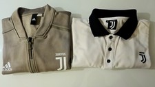 JUVENTUS MAN POLO BIANCA & FELPA ADIDAS VERDE OLIVA - UFFICIAL PRODUCT TG XL