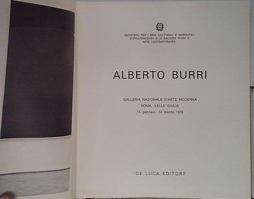 Alberto burri galleria - ,