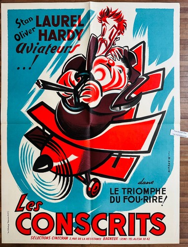 Affiche cinéma les conscrits - cinéma,