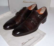 Santoni Double Monk Marrone -