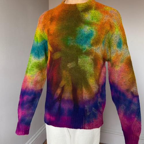 Maglione lana grossa tinta