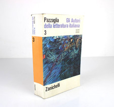 LIBRO Pazzaglia Gli autori della letteratura italiana 3 ZANICHELLI Volume Terzo