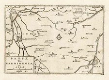 Stampa antica originale Paese