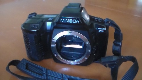 Macchina fotografica minolta - macchina,