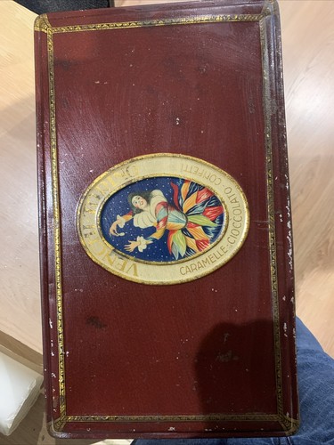 Vintage scatola latta - in,