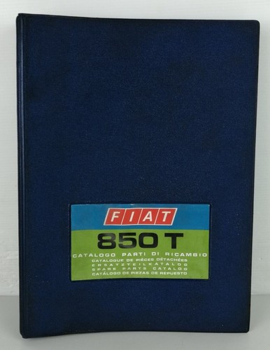 Fiat 850t catalogo parti - fiat,