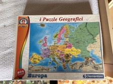Puzzle Carta Geografica Europa Clementoni