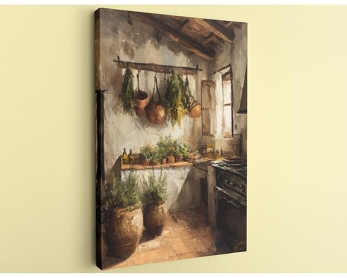 Quadro cucina toscana rustico