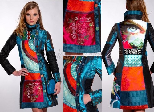 Cappotto multicolore desigual - multicolore,
