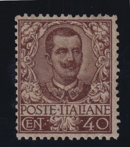 Regno italia 1901 - d'italia, floreale