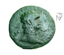 Antica ROMA Imperiale (DOMIZIANO) Asse-Dea MONETA