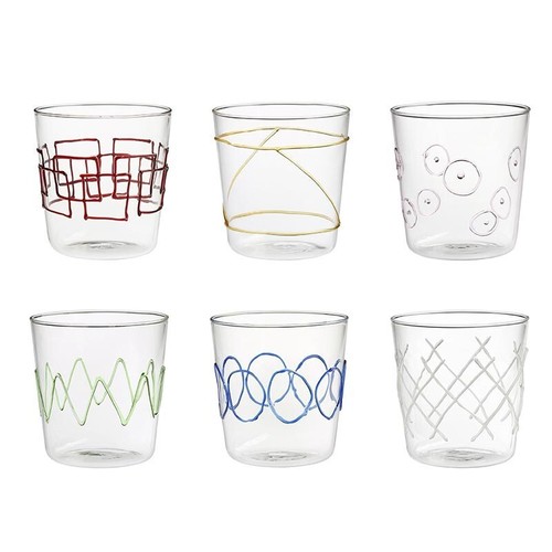 Set bicchieri acqua - set,
