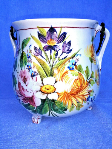 Vaso cachepot ceramica pigato - vaso,