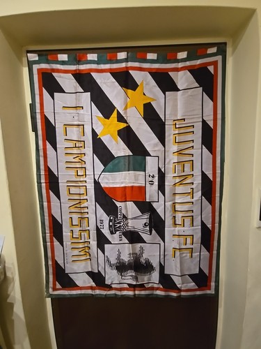 Vecchia bandiera juventus - bandiera,