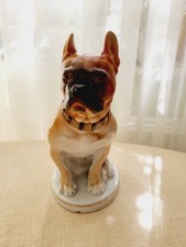 Statuina cane boxer porcellana