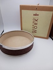 Svuotatasche argento e velluto diametro 20cm, MAGRINO da fondo di magazzino 