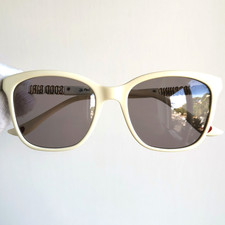 occhiali da sole MOSCHINO Good Girl sunglasses MO271V02 white square cateye gold