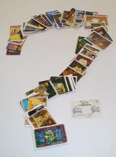 LOTTI 2 FIGURINE STICKERS PANINI BELLA E LA BESTIA BEAUTY BEAST 1992 MANCOLISTA