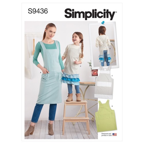 Simplicity 9436 grembiuli per - grembiuli,