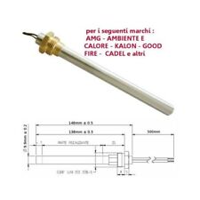 Resistenza Candeletta Stufa a pellet 3/8 300W 148mm AMG CADEL 138mm battuta