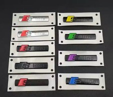 Targhetta Loghi S LINE Nero