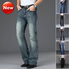 Jeans uomo fondo a campana