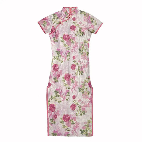 Abito midi donna cheongsam - midi,