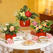 Composizione floreale in vaso