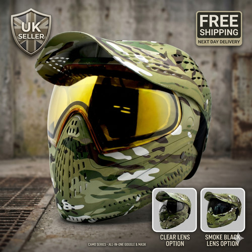 Maschera paintball integrale