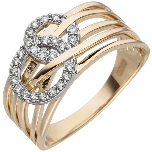 Anello largo oro - largo, 585