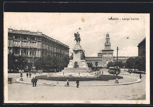 Milano largo cairoli - largo, tram