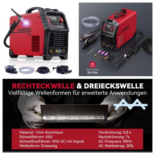 Arccaptain 200amp saldatrice - arccaptain,