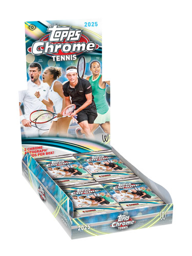 2025 topps chrome - chrome, tennis